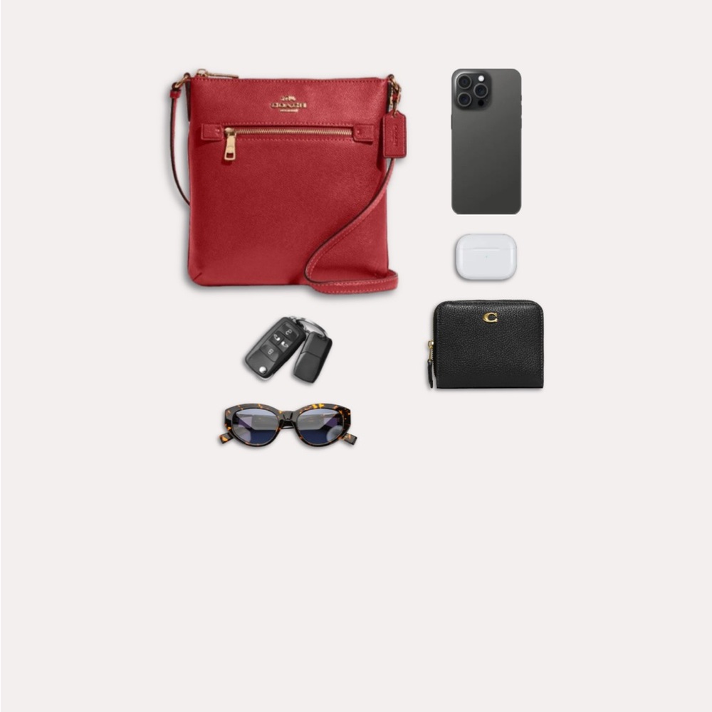 Coach Red Crossbody Bag - Picture 6 of 8